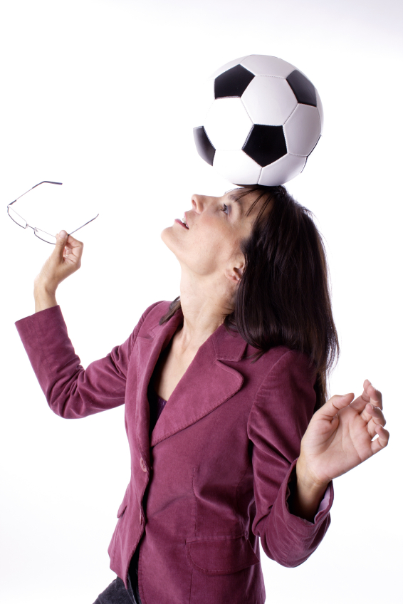 Soccer Ball On Head